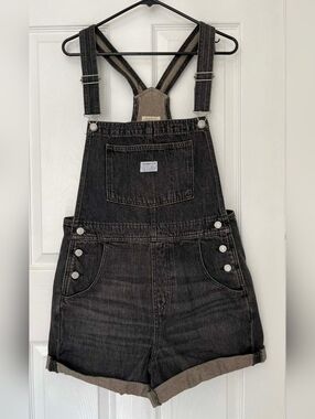 Levi's Denim Short Overalls (M)